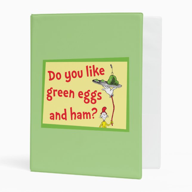 Do You Like Green Eggs and Ham? Mini Binder (Front/Inside)