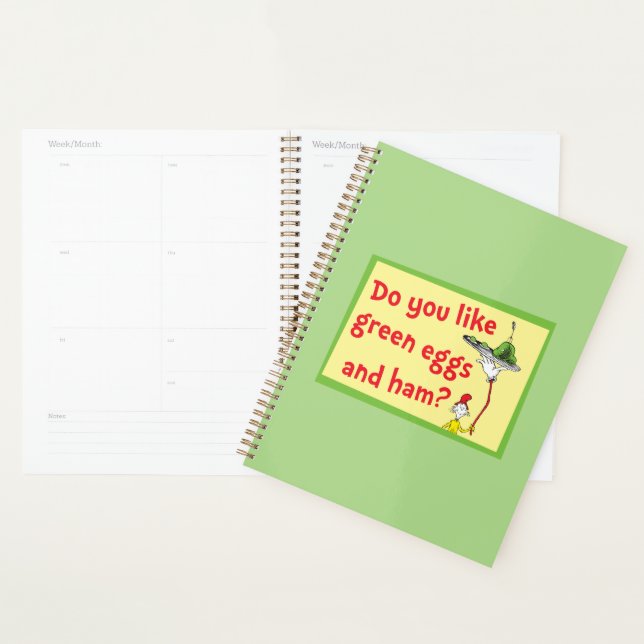 Do You Like Green Eggs and Ham? Planner (Display)