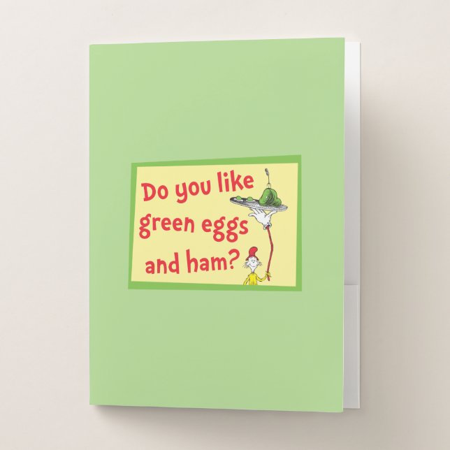 Do You Like Green Eggs and Ham? Pocket Folder (Front)