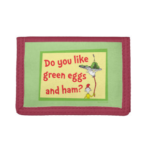 Do You Like Green Eggs and Ham? Tri-fold Wallet