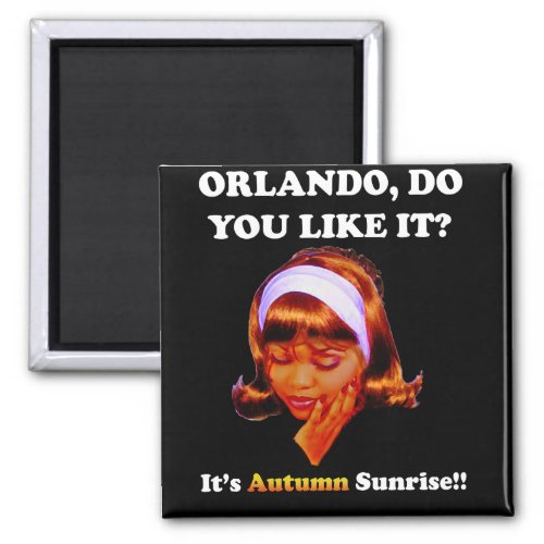 Do You Like It Orlando Its Autumn Sunrise Magnet