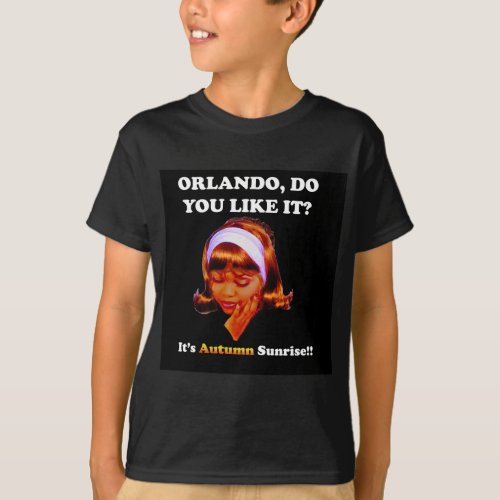 Do You Like It Orlando Its Autumn Sunrise T_Shirt