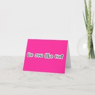 Love Me Yes Or No Cards Zazzle