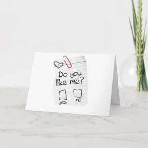 DO YOU "LIKE ME?" I LOVE MY BEST FRIEND "YOU!" CARD