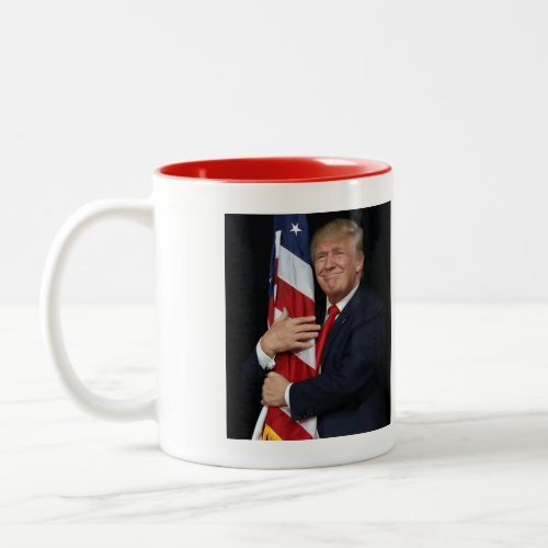 Do You Miss Me Yet _ President Trump Two_Tone Coffee Mug