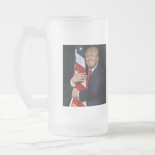 Do You Miss Me Yet _ Trump Frosted Glass Beer Mug