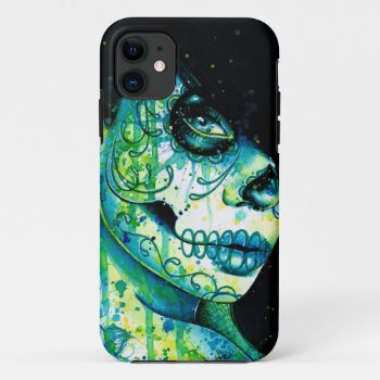 Do You Remember? Sugar Skull Girl Iphone 11 Case by NeverDieArt at Zazzle