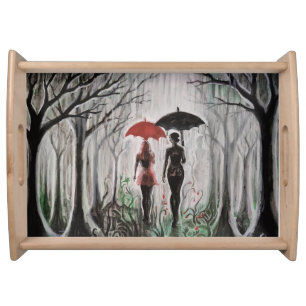 Do you remember the rain serving tray