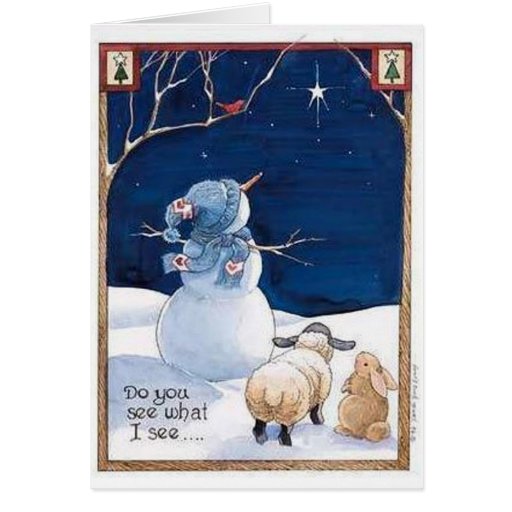 Do You See What I See - Christmas Card | Zazzle