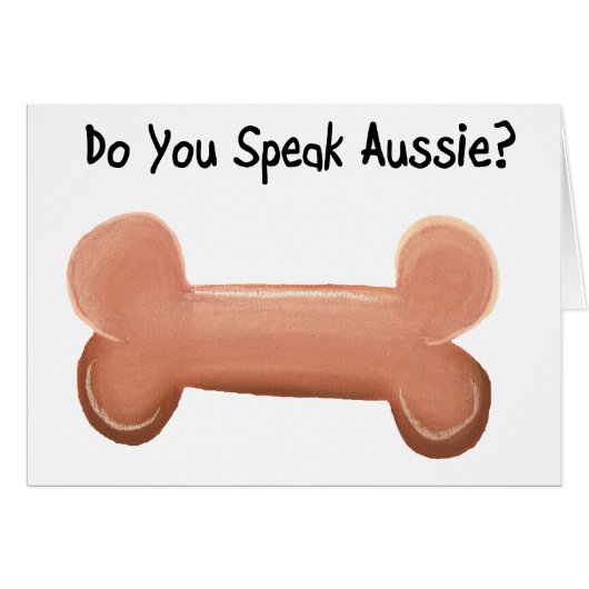 Do You Speak Aussie? Cards (Front Horizontal)
