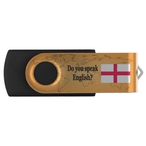 Do you speak English in English Flag bf Flash Drive