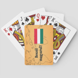 Do you speak Hungarian? in Hungarian. Flag bf Poker Cards