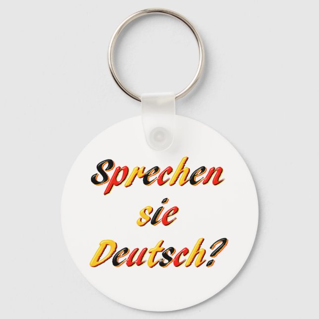 Do You Speak? Keychain (Front)