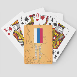 Do you speak Russian? in Russian. Flag wf Poker Cards