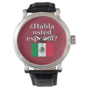 Do you speak Spanish? in Spanish. Flag Watch