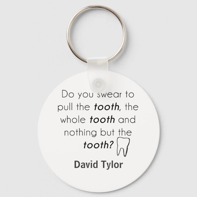 Do you swear? keychain (Front)