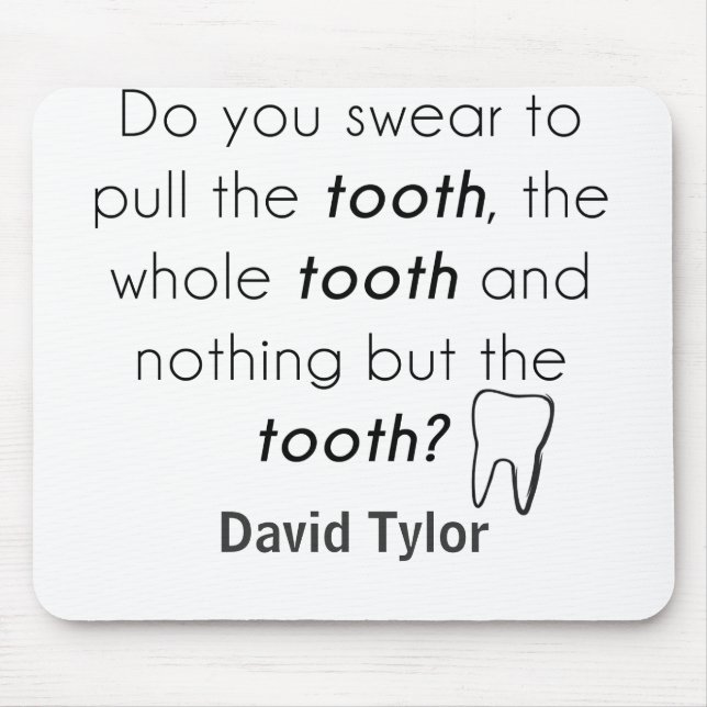 Do you swear? mouse pad (Front)