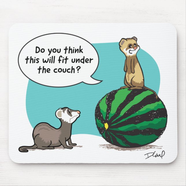 Do You Think This Will Fit Under The Couch? Mouse Pad (Front)