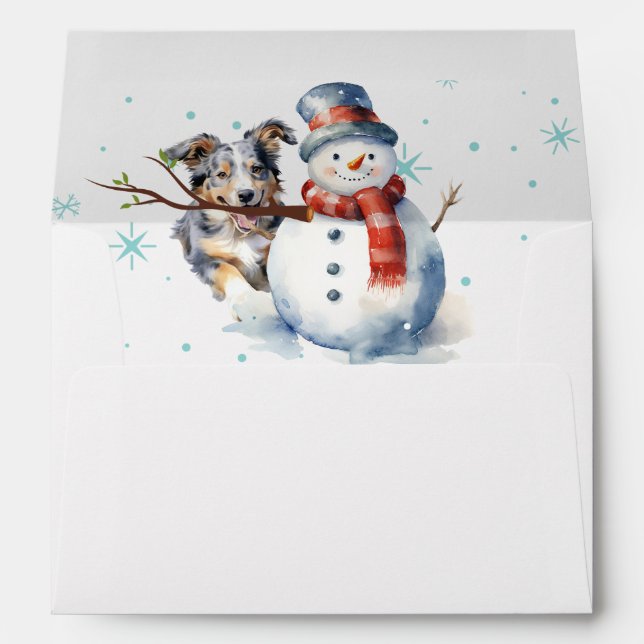 Do you want to build a Snowman? Envelope (Back (Bottom))