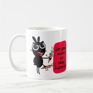 Do You Want to Play a Game? Bunny Mug
