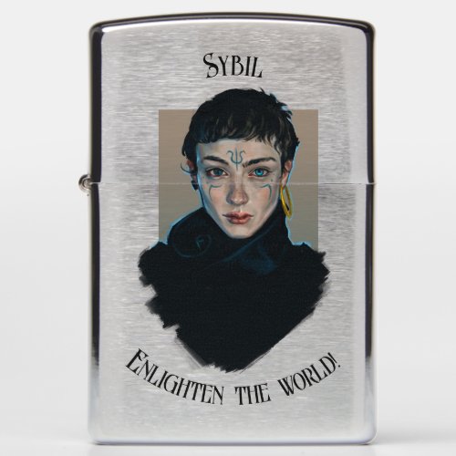 DO your magic _ witchy artful mystical fantasy Zippo Lighter
