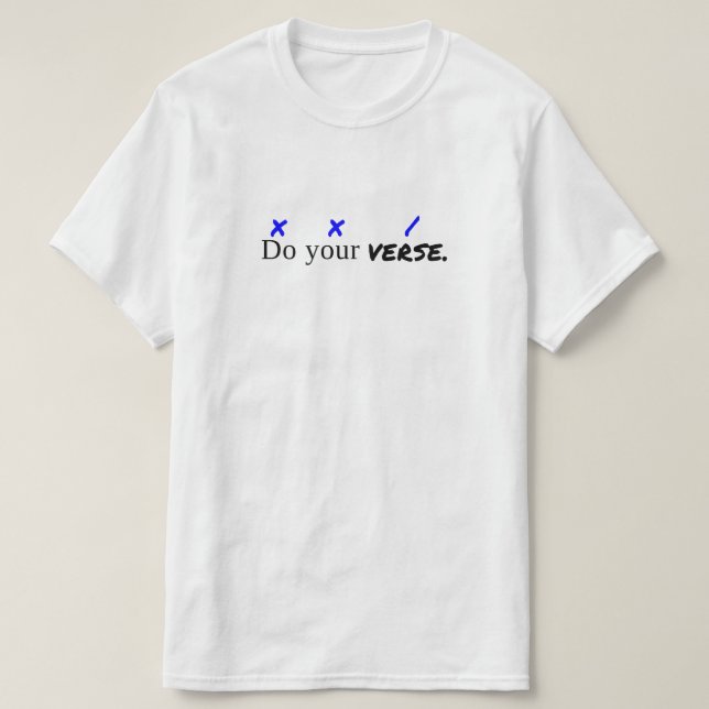 "Do Your Verse" Value T-Shirt (Design Front)