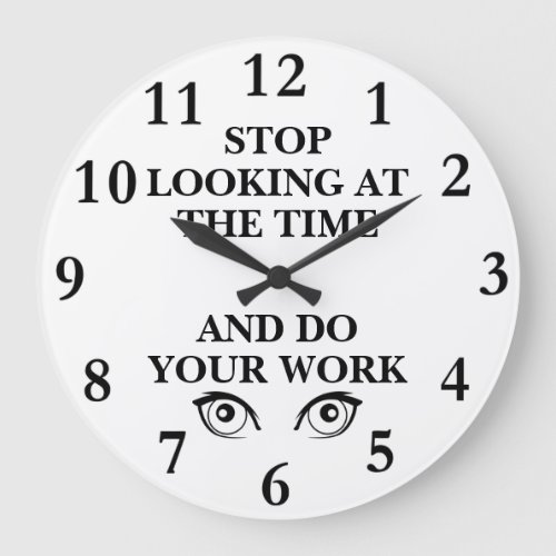 Do Your Work Wall Clock