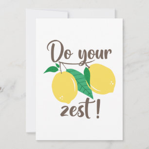 Do Your Zest Thank You Card