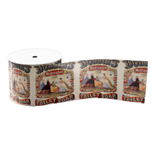 Dobbins' medicated toilet soap grosgrain ribbon