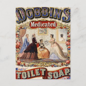 Dobbins Medicated Toilet Soap Postcard by tnmpastperfect at Zazzle