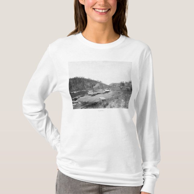 Dobbin's Saw Mill in the Black Hills Photograph T-Shirt (Front)