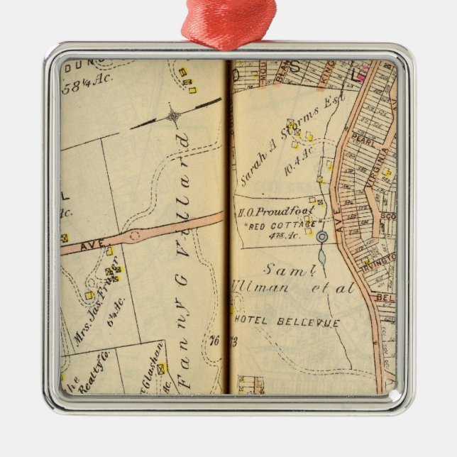 Dobbs Ferry, New York Metal Ornament (Front)