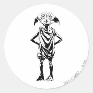 Dobby 2 classic round sticker