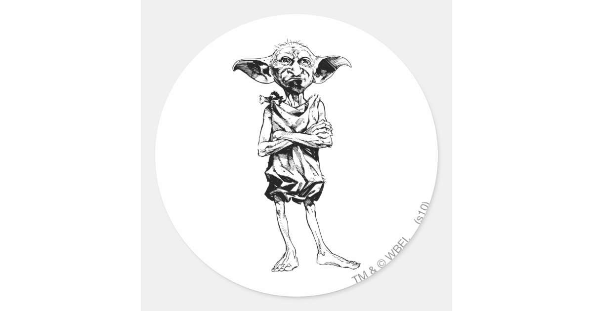 Dobby 3 classic round sticker | Zazzle
