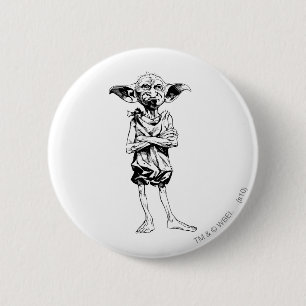 Dobby 3 pinback button