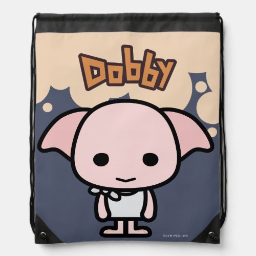Dobby Cartoon Character Art Drawstring Bag