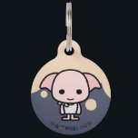 Dobby Cartoon Character Art Pet ID Tag<br><div class="desc">Check out this adorable cartoon character art of Dobby from the story "Harry Potter".</div>
