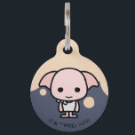 Dobby Cartoon Character Art Pet ID Tag<br><div class="desc">Check out this adorable cartoon character art of Dobby from the story "Harry Potter".</div>