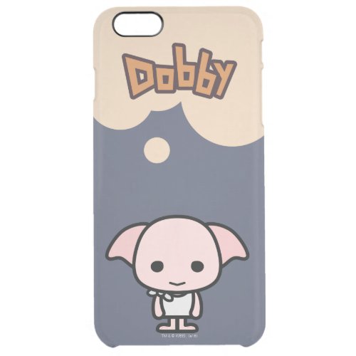 Dobby Cartoon Character Art Clear iPhone 6 Plus Case