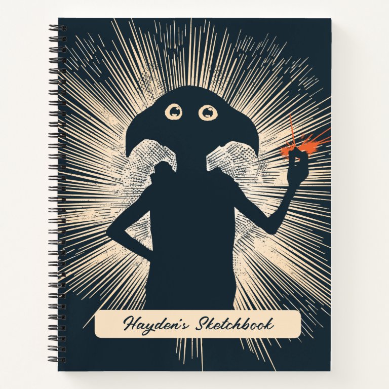 Dobby Casting Magic Drawing Notebook