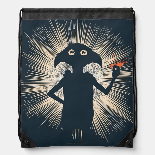 Dobby Casting Magic Drawstring Bag (Front)