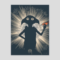 Dobby Casting Magic Postcard