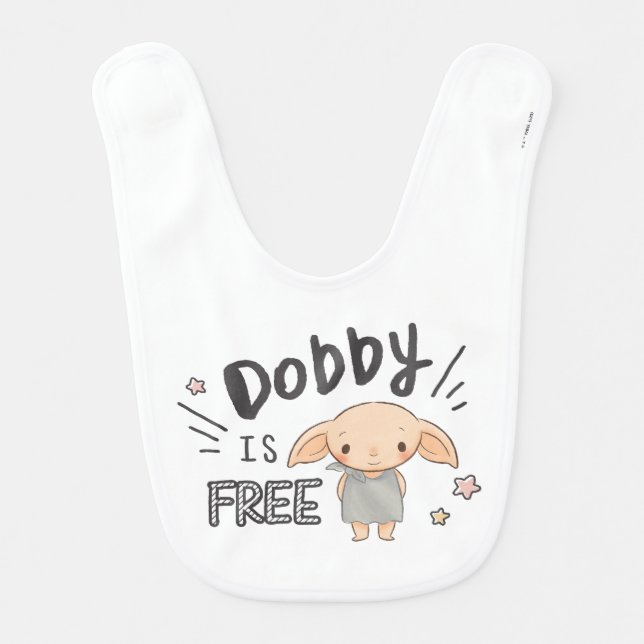 Dobby Is Free Baby Bib (Front)