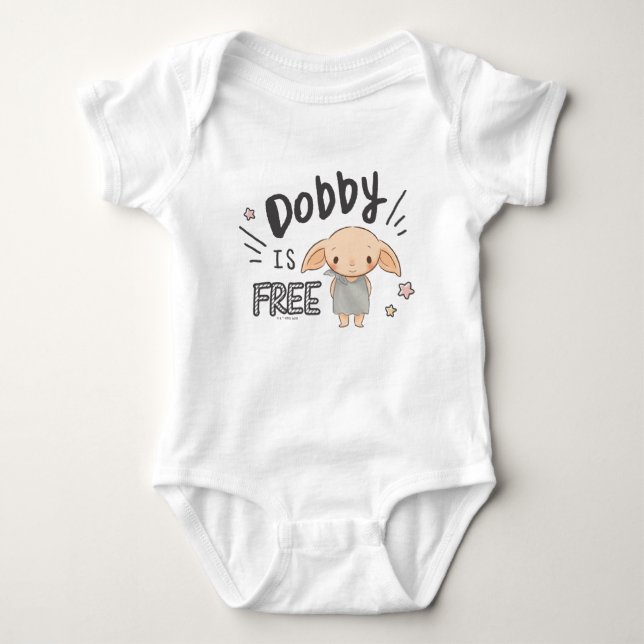 Dobby Is Free Baby Bodysuit (Front)
