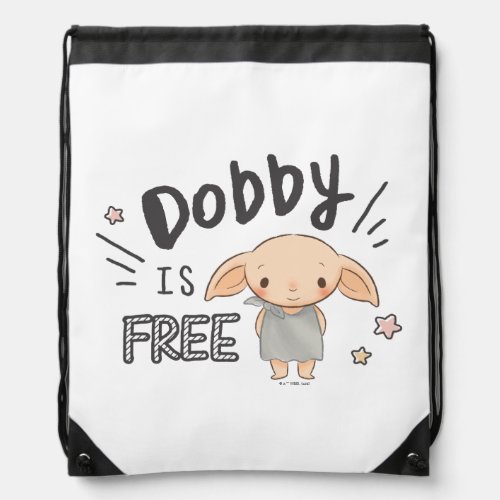 Dobby Is Free Drawstring Bag