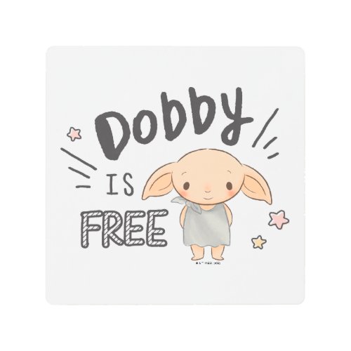Dobby Is Free Metal Print
