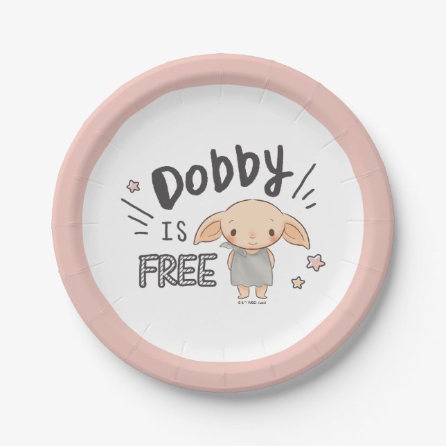 Dobby Is Free Paper Plates (Front)