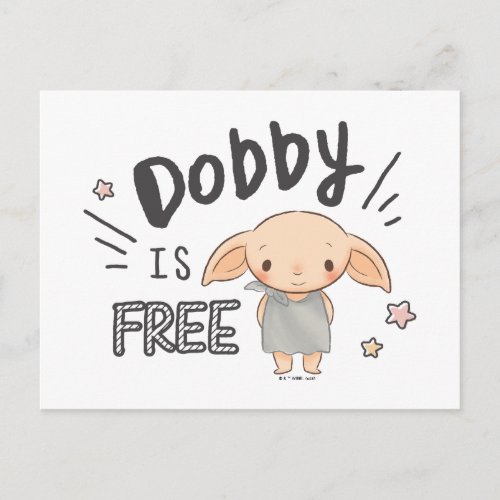 Dobby Is Free Postcard