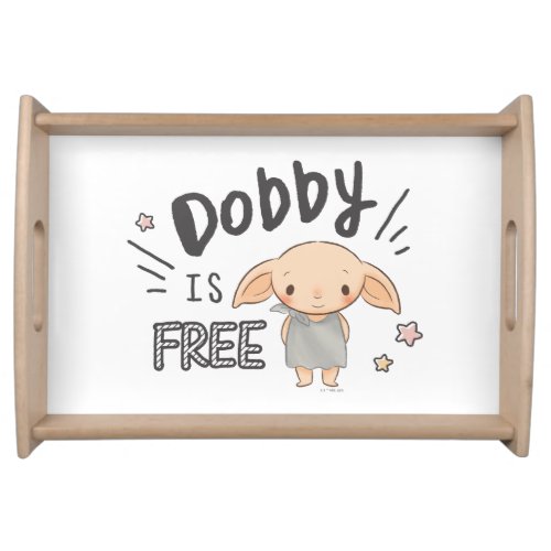 Dobby Is Free Serving Tray