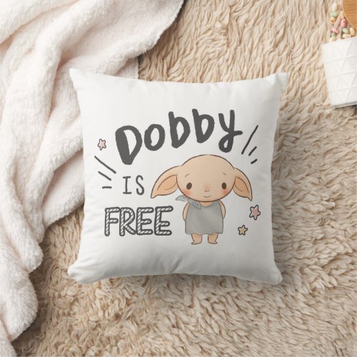 Dobby Is Free Throw Pillow